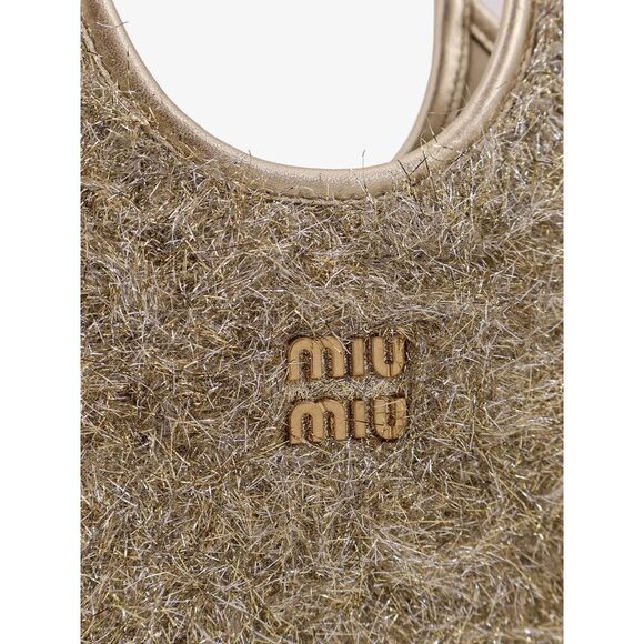 Miu Miu Women Ivy Lurex Crossbody Bag - Picture 4 of 5